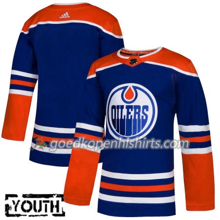 Edmonton Oilers Blank Adidas 2018-2019 Alternate Authentic Shirt - Kinderen